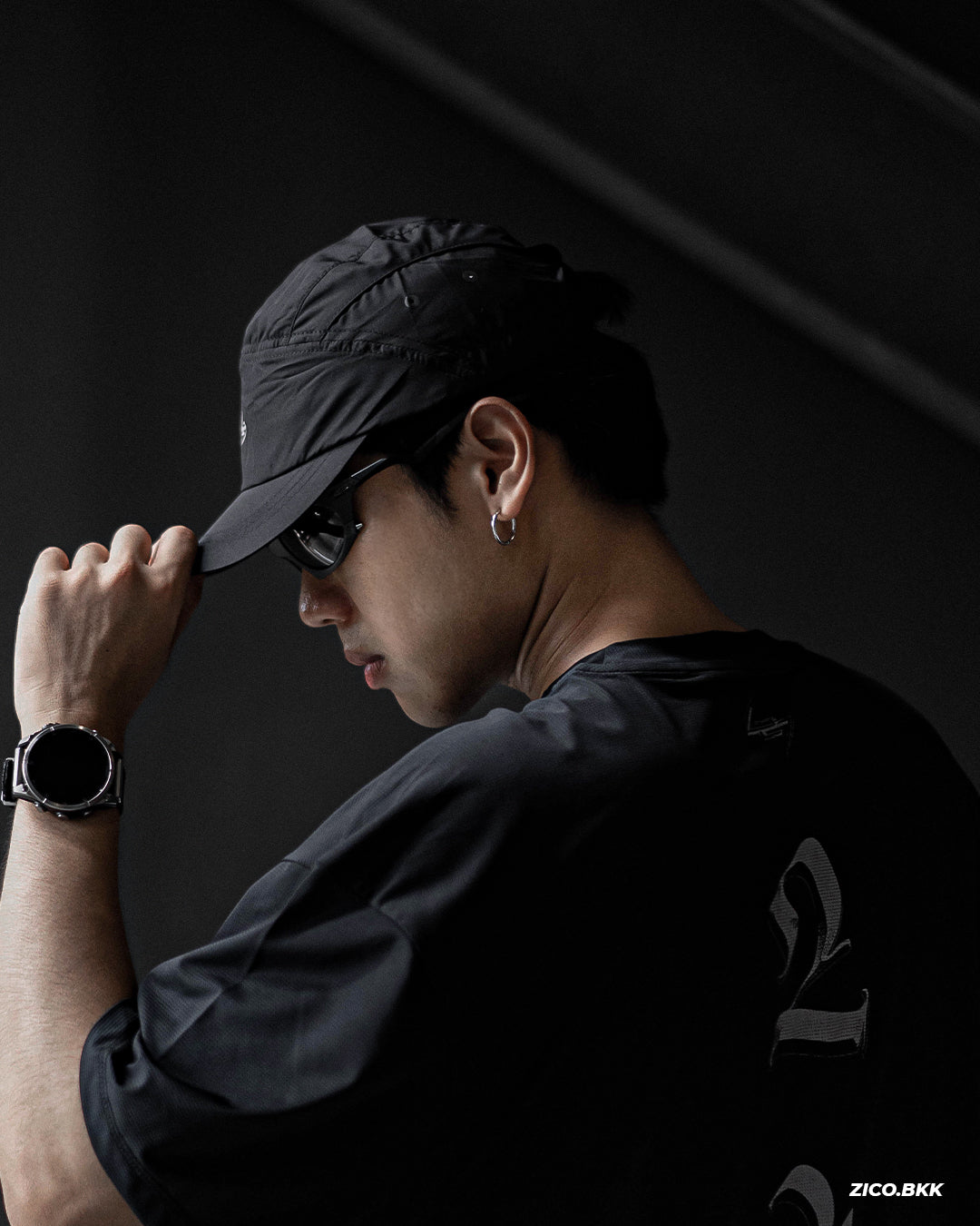 Represent 247 Reflex Run Cap - Jet Black