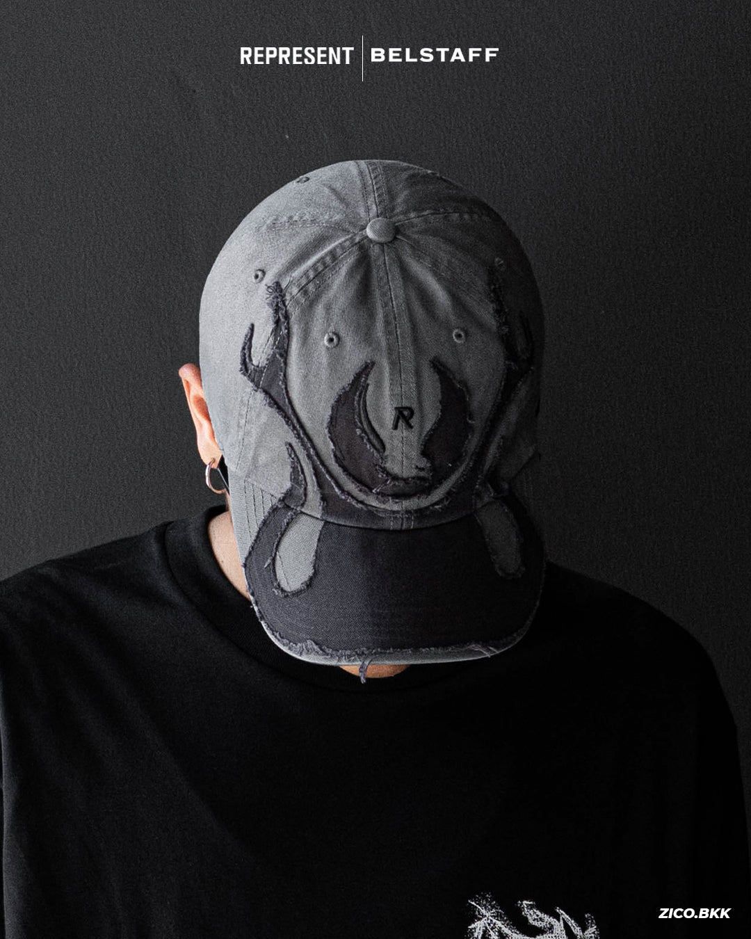 Represent X Belstaff Panelled Cap