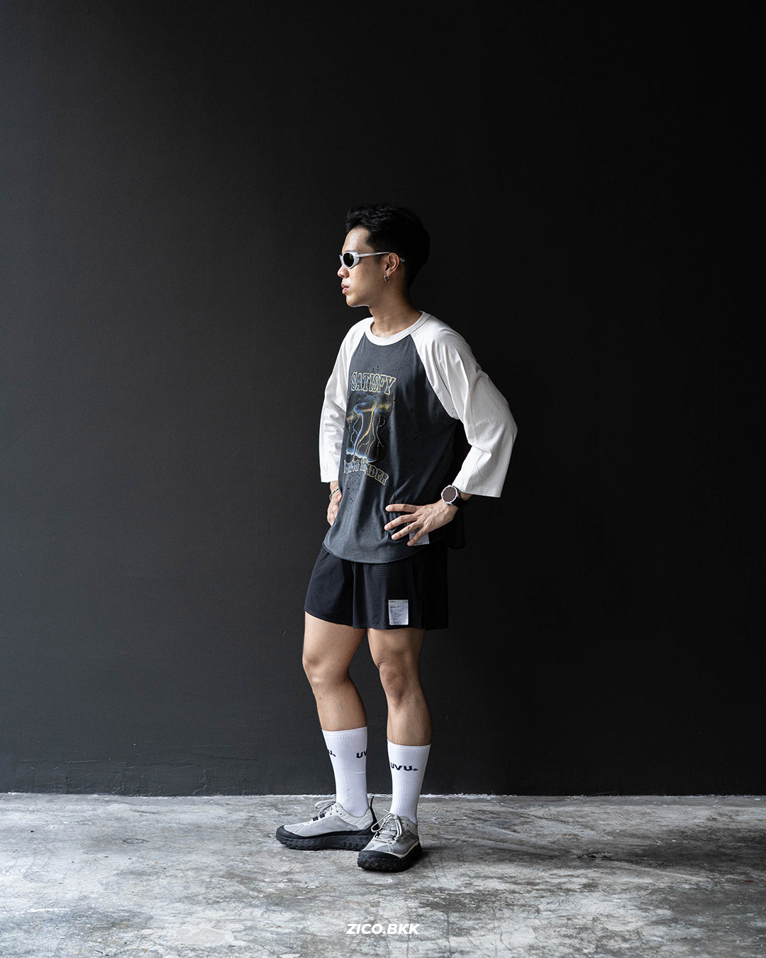 Satisfy MothTech™ Baseball Long Sleeve Tee (Tornado)