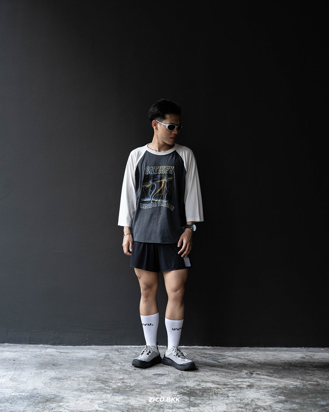 Satisfy MothTech™ Baseball Long Sleeve Tee (Tornado)