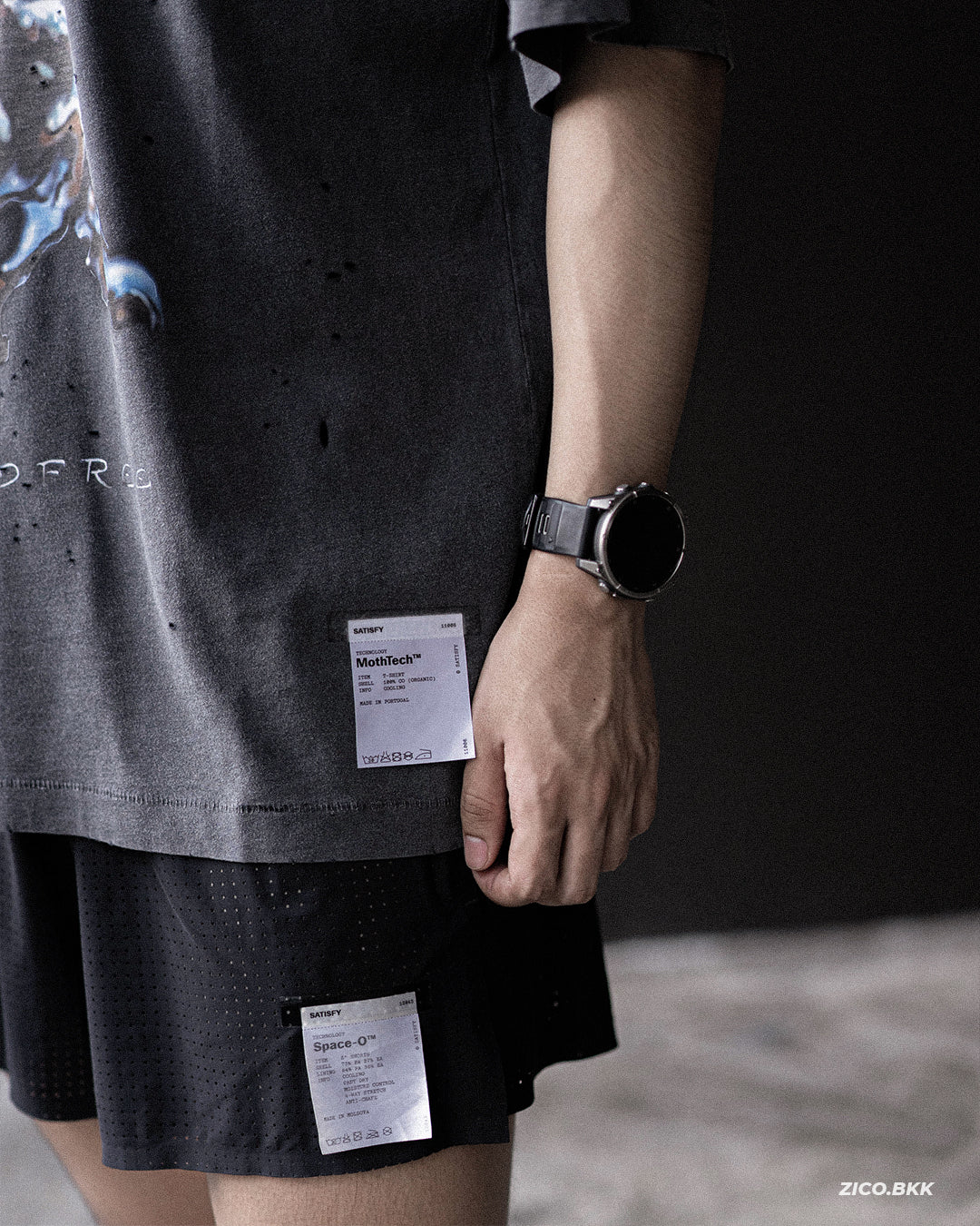 Satisfy MothTech™ T‑Shirt (Horse Wild Free) - Satisfy Running T-Shirt | ZICO.BKK
