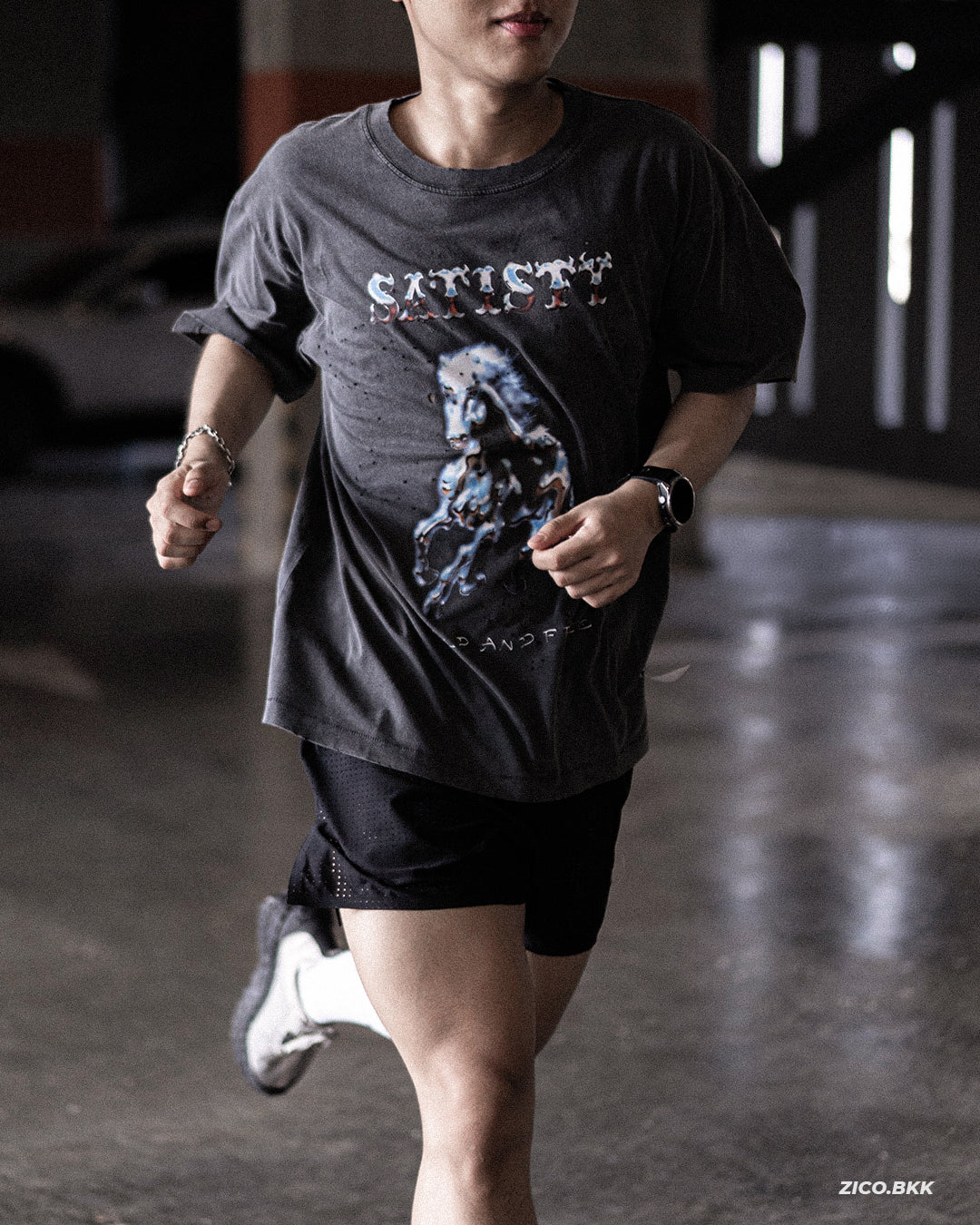 Satisfy MothTech™ T‑Shirt (Horse Wild Free) - Satisfy Running T-Shirt | ZICO.BKK