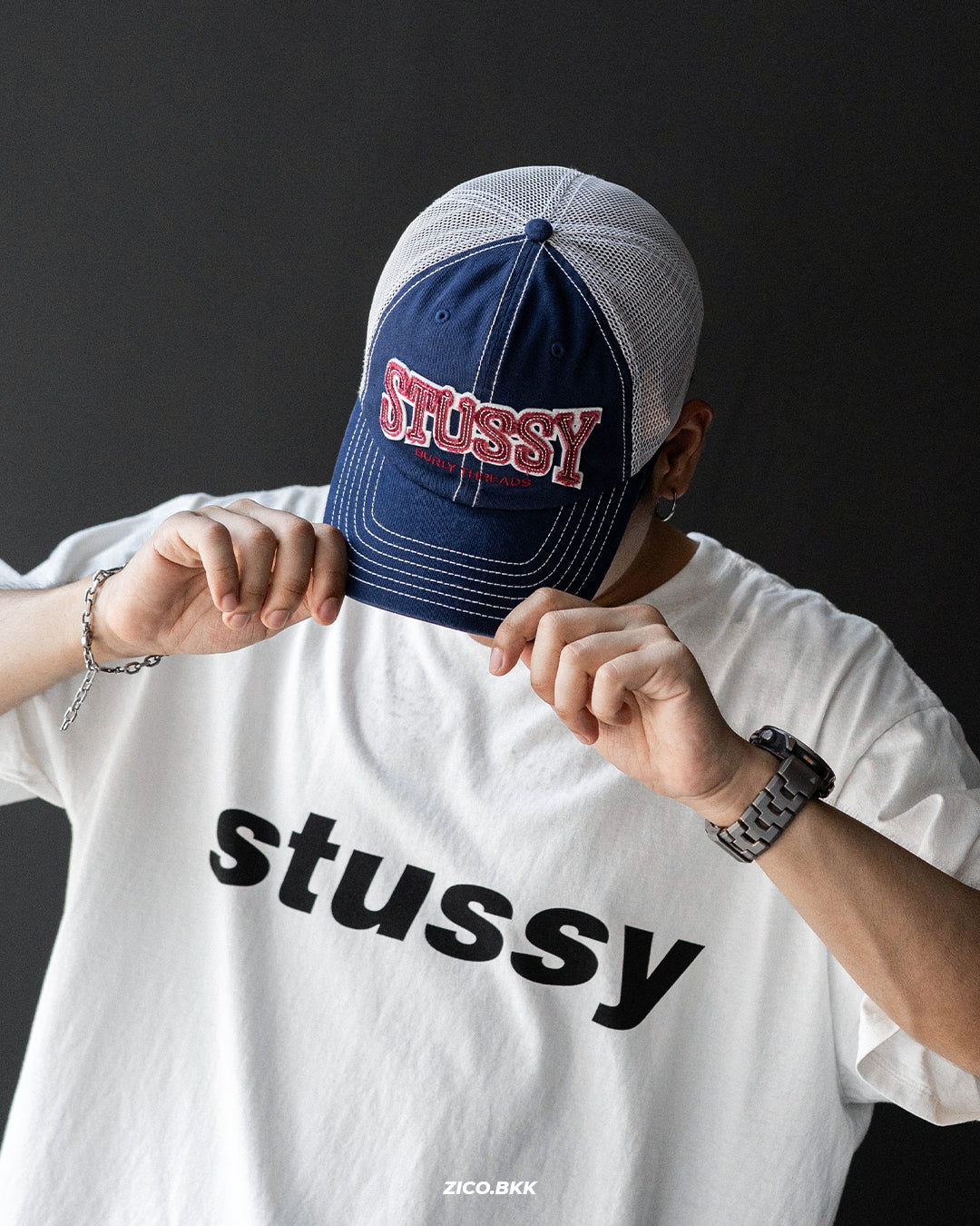 Stussy Burly Threads Trucker Cap | Trucker Cap | ZICO.BKK – zico.bkk