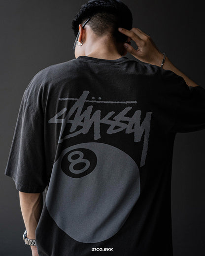 พร้อมจัดส่ง!! [ZICO.BKK] Stussy 8 Ball Tee Pigment Dyed