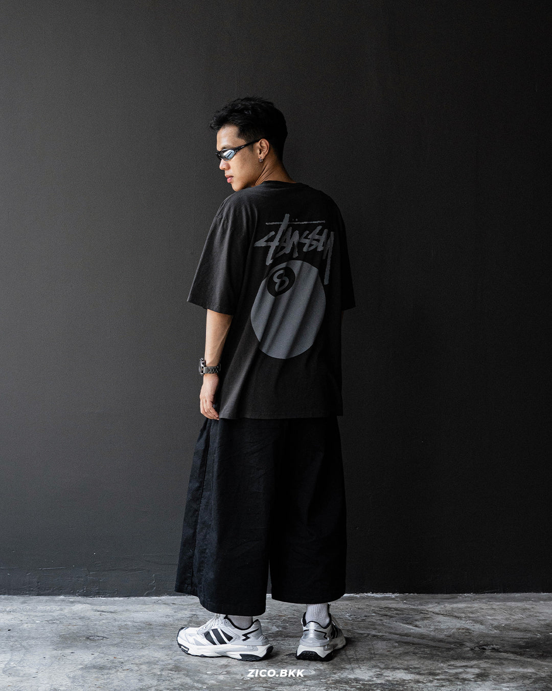 พร้อมจัดส่ง!! [ZICO.BKK] Stussy 8 Ball Tee Pigment Dyed