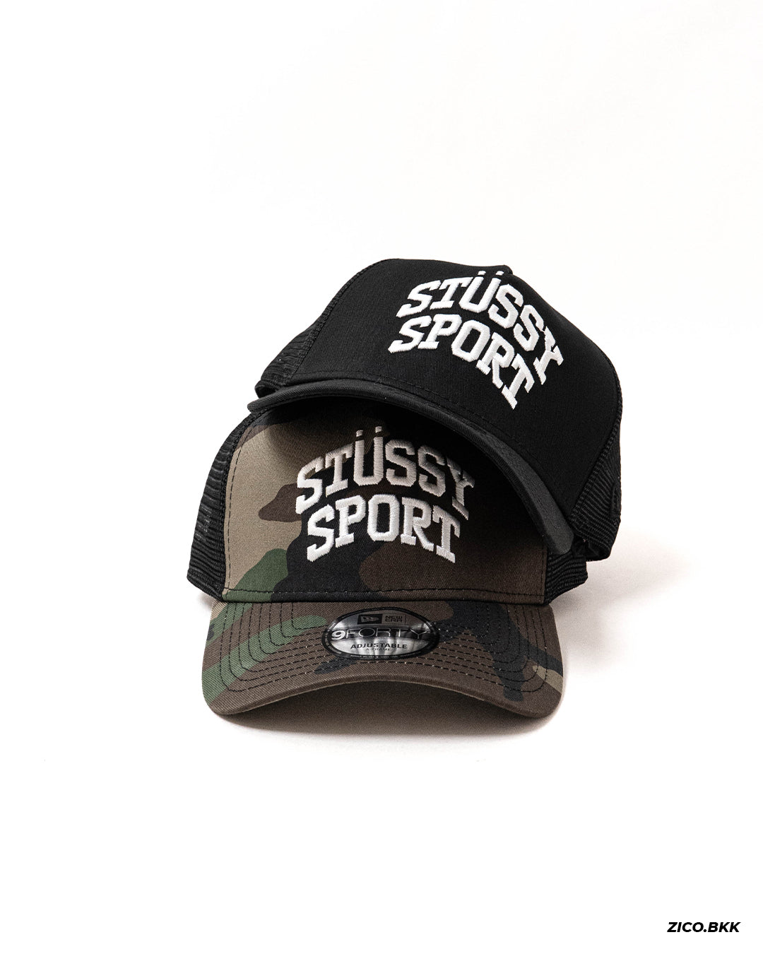 Stüssy New Era 9FORTY Sport Trucker Cap | ZICO.BKK – zico.bkk