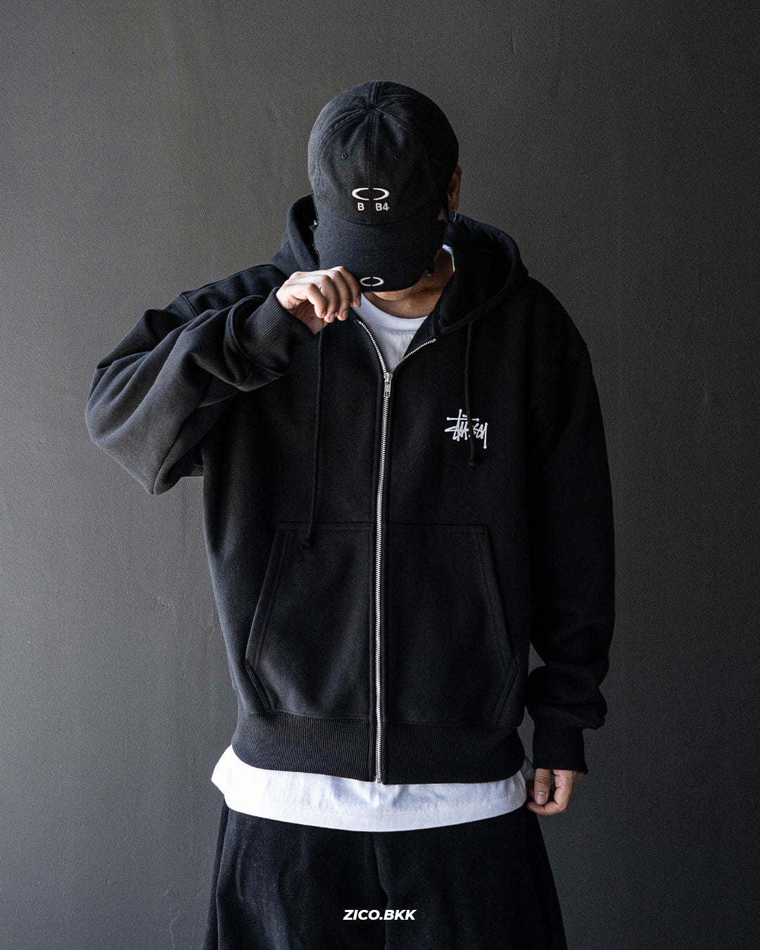 Stussy Basic Stussy ZIP Hoodie