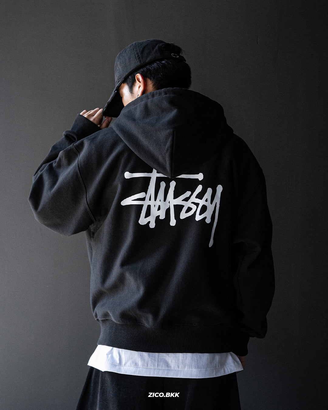 Stussy Basic Stussy ZIP Hoodie