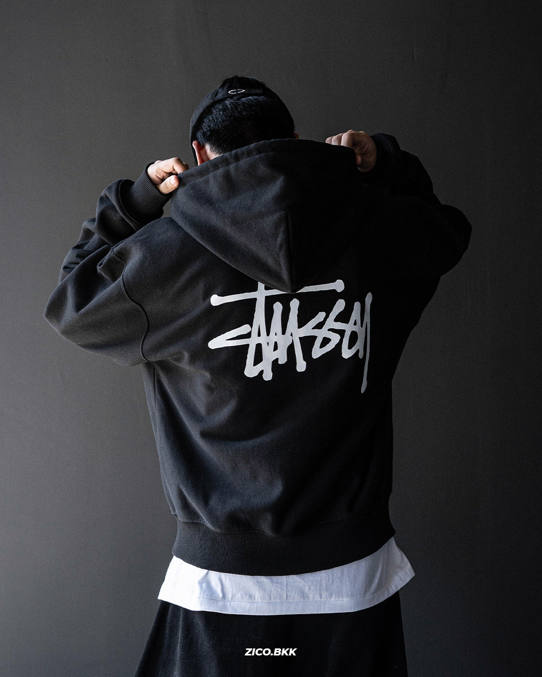 Stussy Basic Stussy ZIP Hoodie