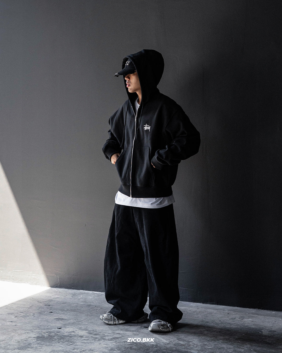 Stussy Basic Stussy ZIP Hoodie