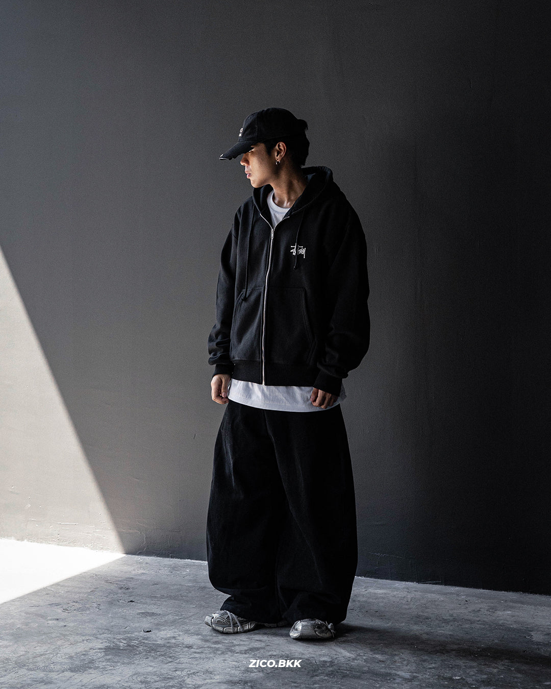 Stussy Basic Stussy ZIP Hoodie