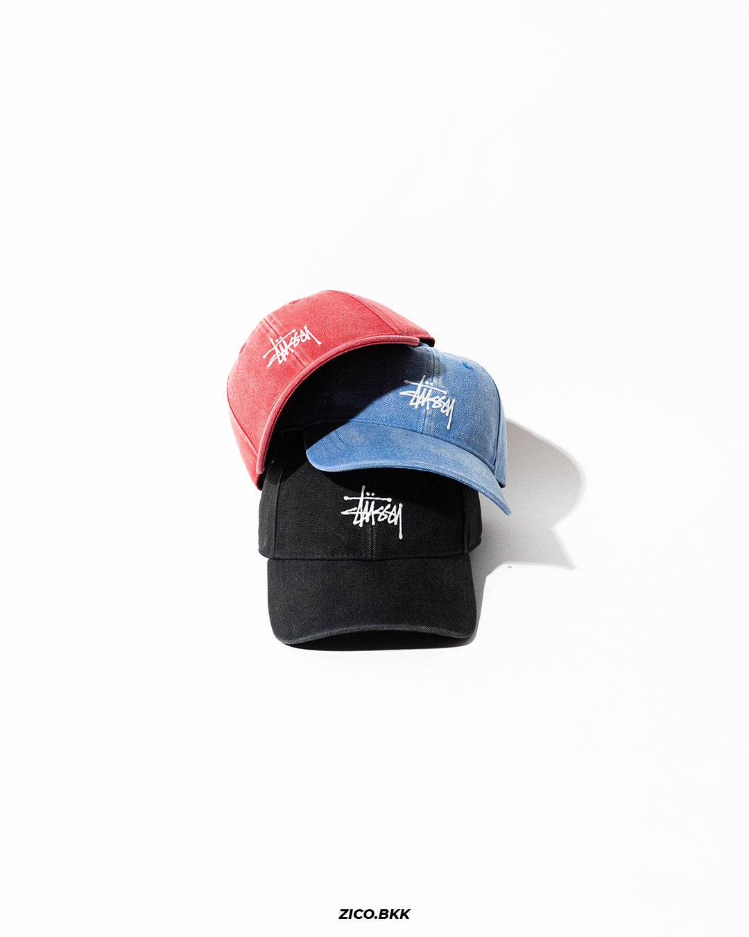 Stussy Basic Stussy Cap Washed Canvas - Stussy Cap | ZICO.BKK
