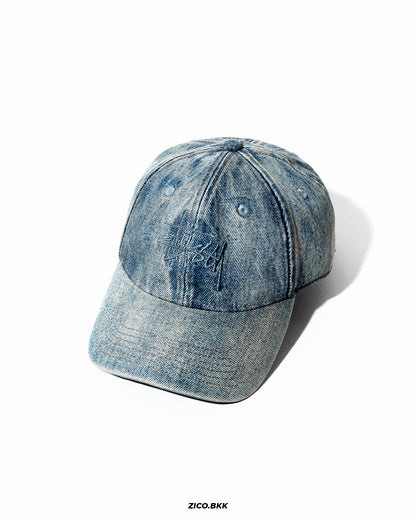 Stussy Low Profile Denim Strapback Cap - Stussy Cap | ZICO.BKK