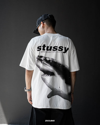 Stussy Shark Tee Pigment Dyed