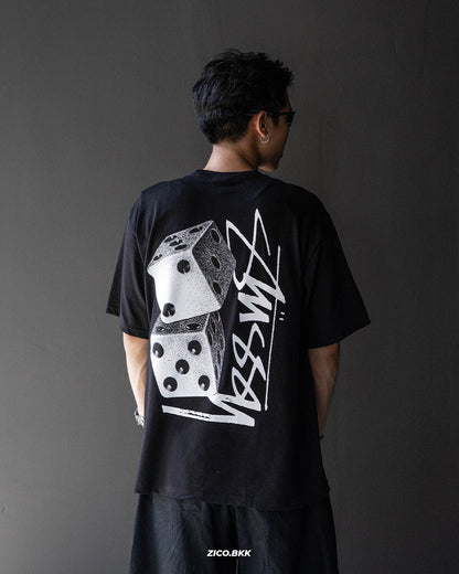 Stussy Tall Dice Tee (Black/White)