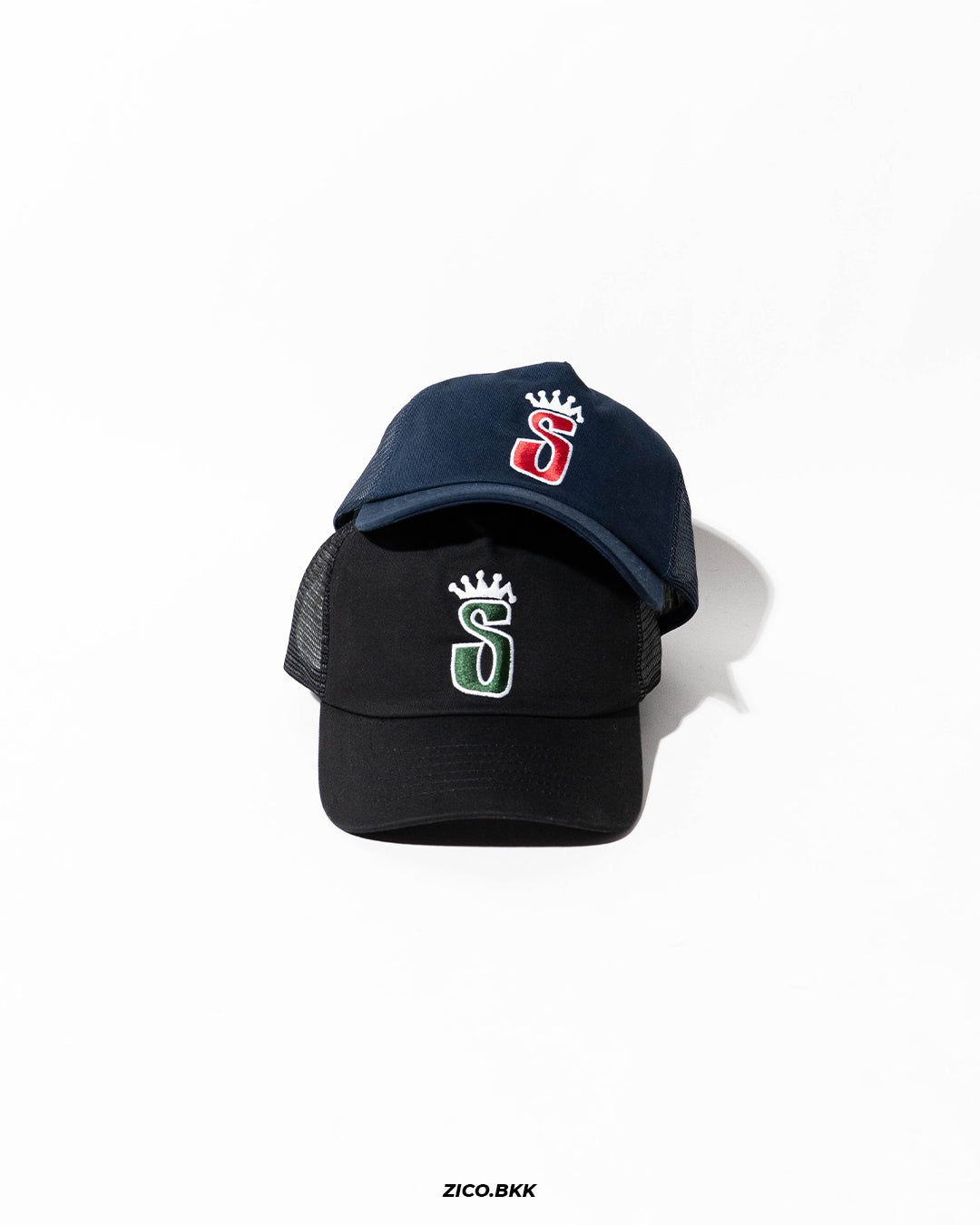 Stussy Trucker S Crown Snapback Cap - Stussy Trucker Cap | ZICO.BKK