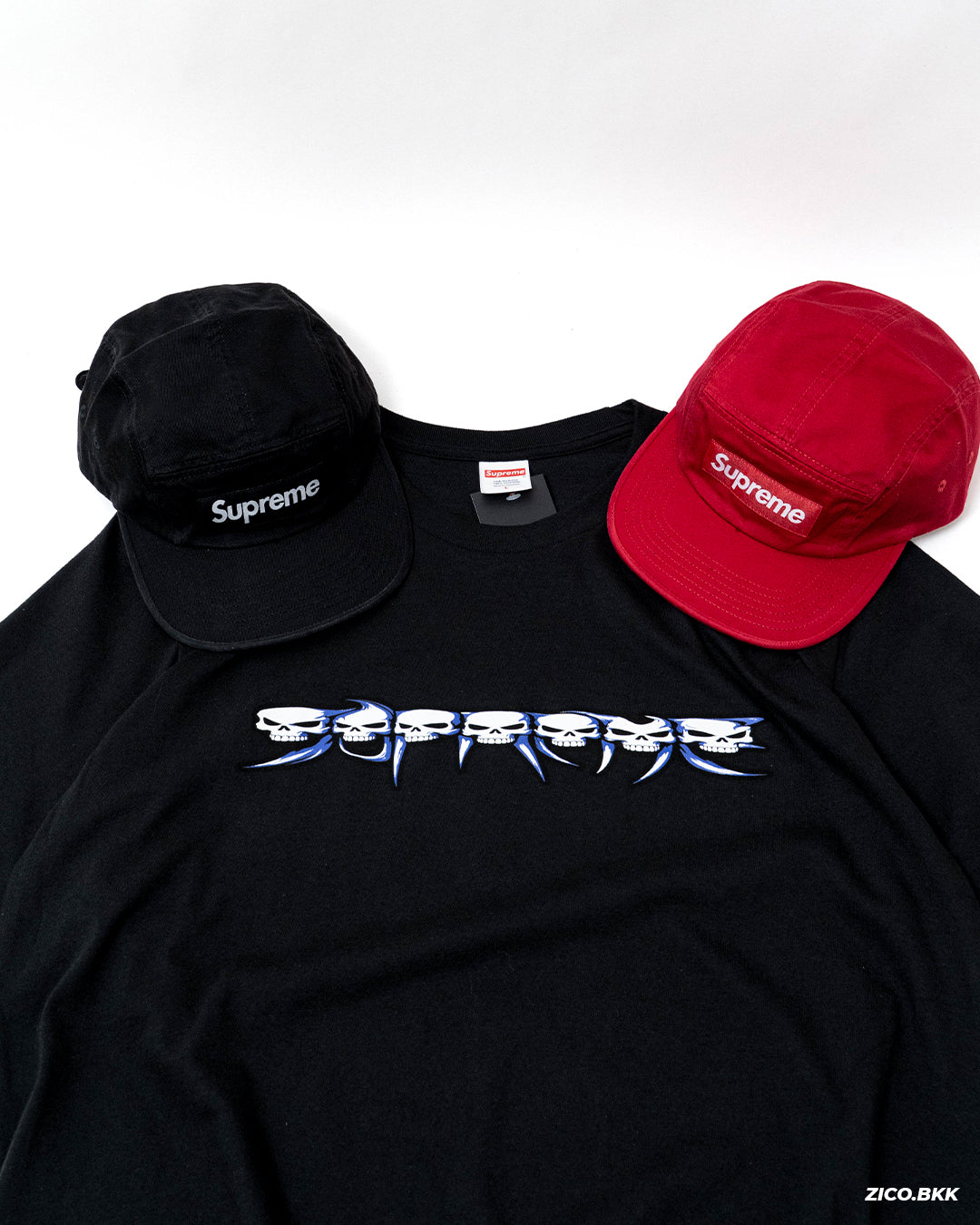 Supreme Skulls Spellout Tee (FW26)