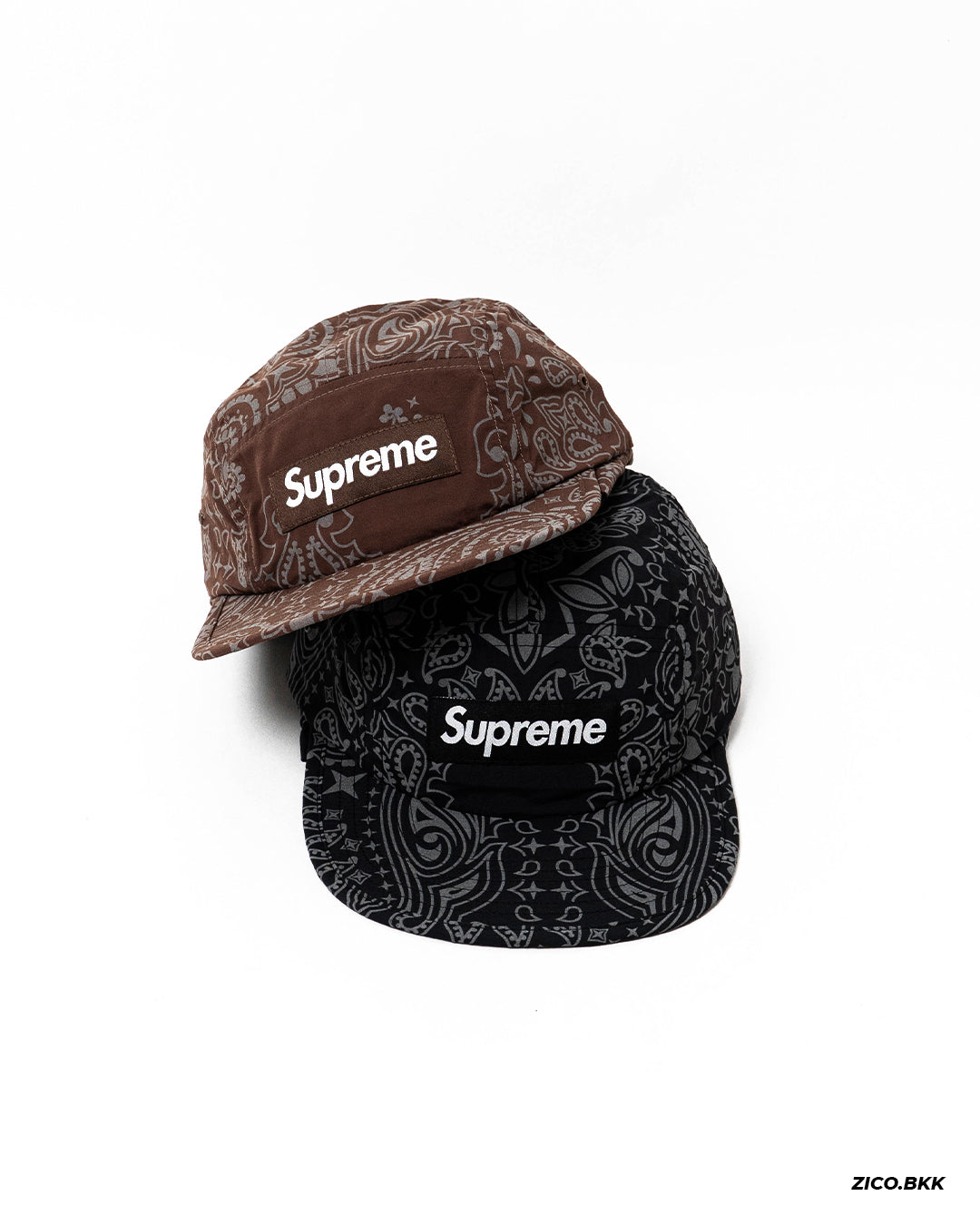 Supreme Reflective Bandana Sunshield Camp Cap | ZICO.BKK – zico.bkk