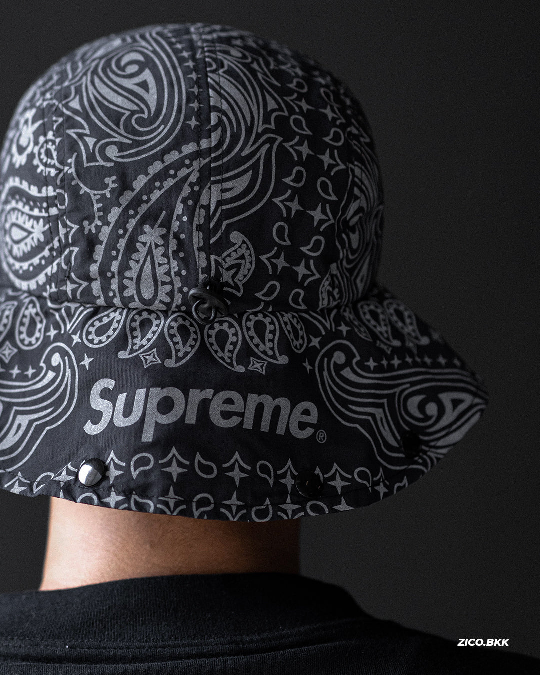 Supreme Reflective Bandana Sunshield Camp Cap | ZICO.BKK – zico.bkk