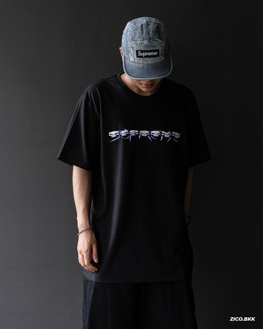 Supreme Skulls Spellout Tee (FW26)
