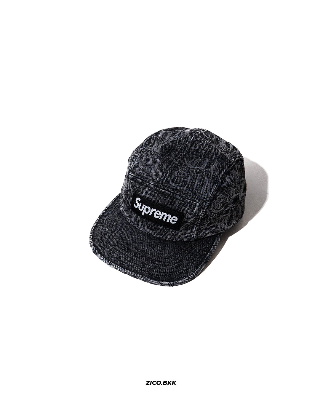 Supreme Stitched Old English Denim Camp Cap (SS26)