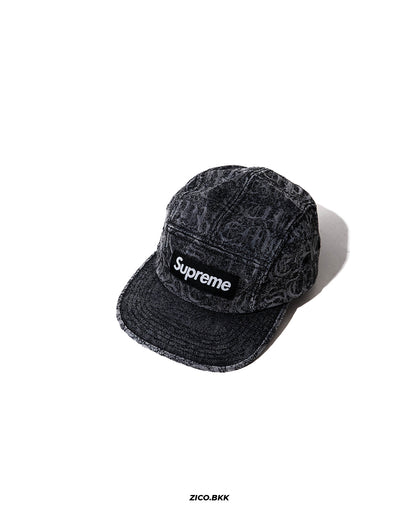 Supreme Stitched Old English Denim Camp Cap (SS26)