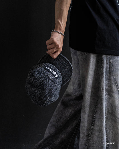 Supreme Stitched Old English Denim Camp Cap (SS26)