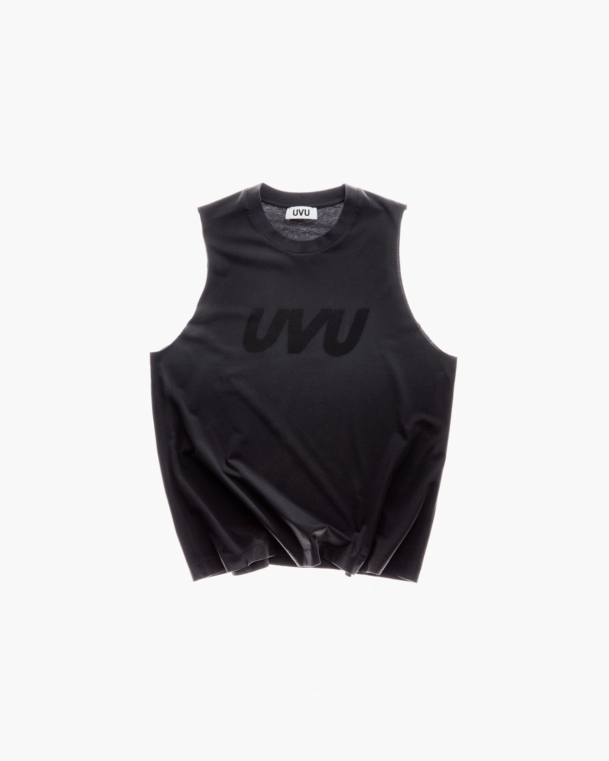 UVU Cut Off Washed Black front
