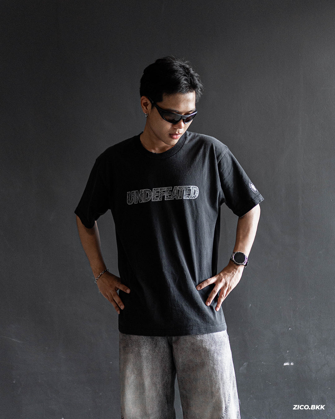 Undefeated Spider T-Shirt - Black - Image 06 | ZICO.BKK