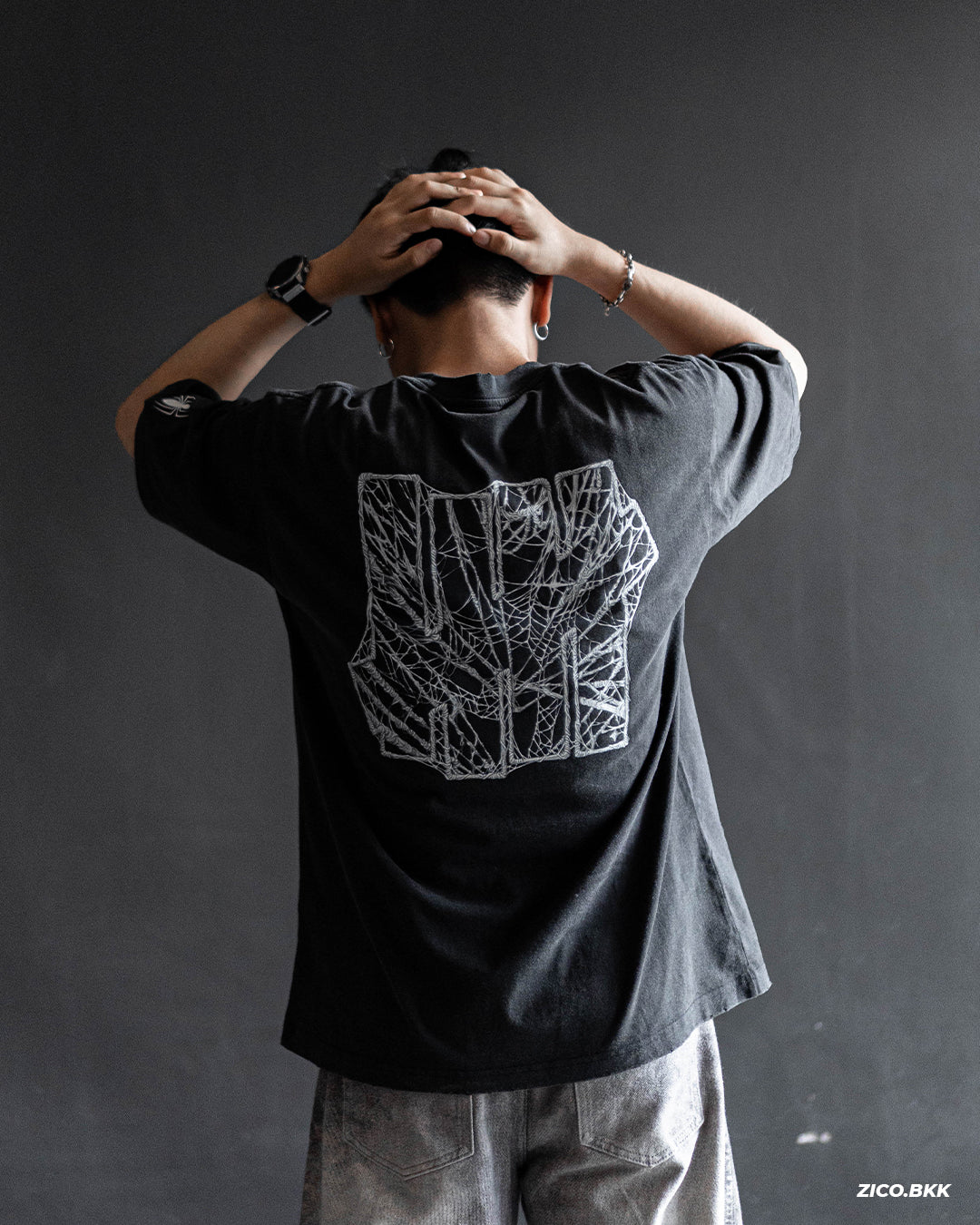 Undefeated Spider T-Shirt - Black - Image 12 | ZICO.BKK