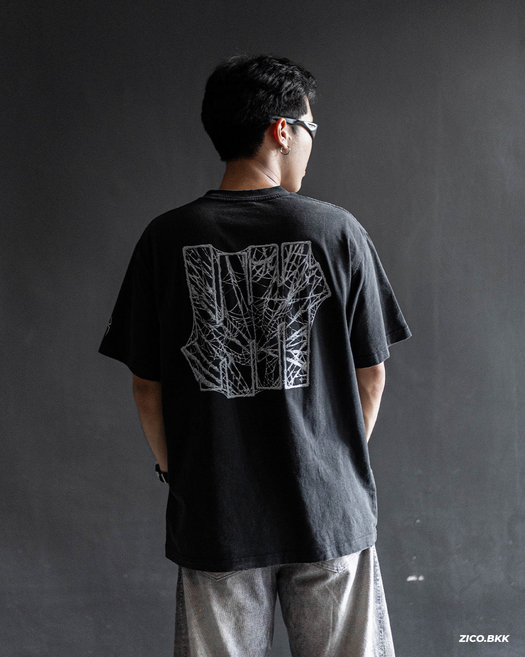 Undefeated Spider T-Shirt - Black - Image 09 | ZICO.BKK