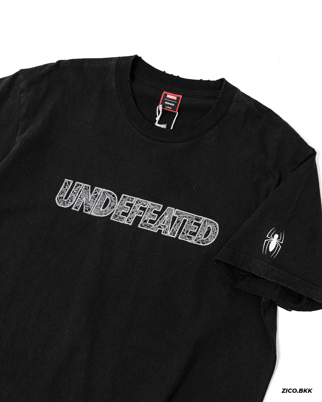 Undefeated Spider T-Shirt - Black - Image 03 | ZICO.BKK
