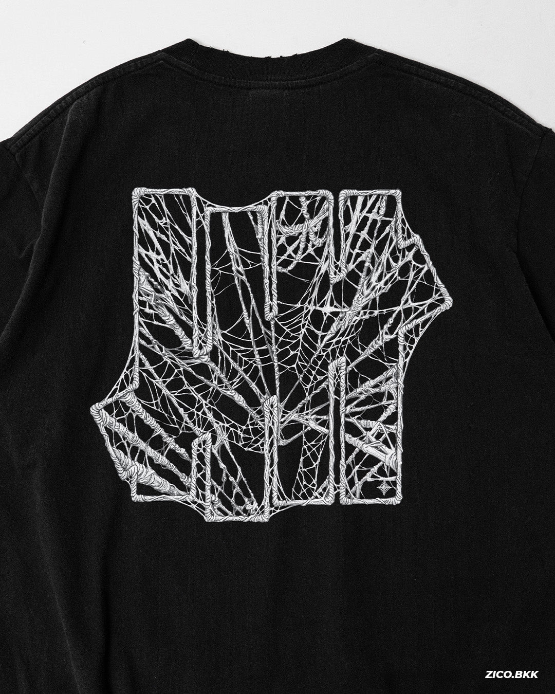 Undefeated Spider T-Shirt - Black - Image 04 | ZICO.BKK