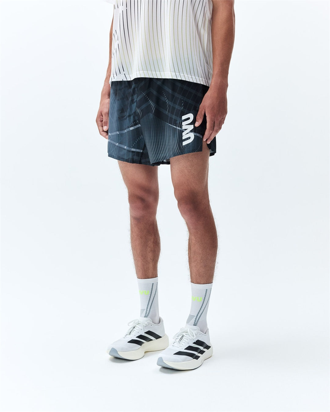 UVU Split Short SS26 Black/Grey — Official gallery 3 — model front