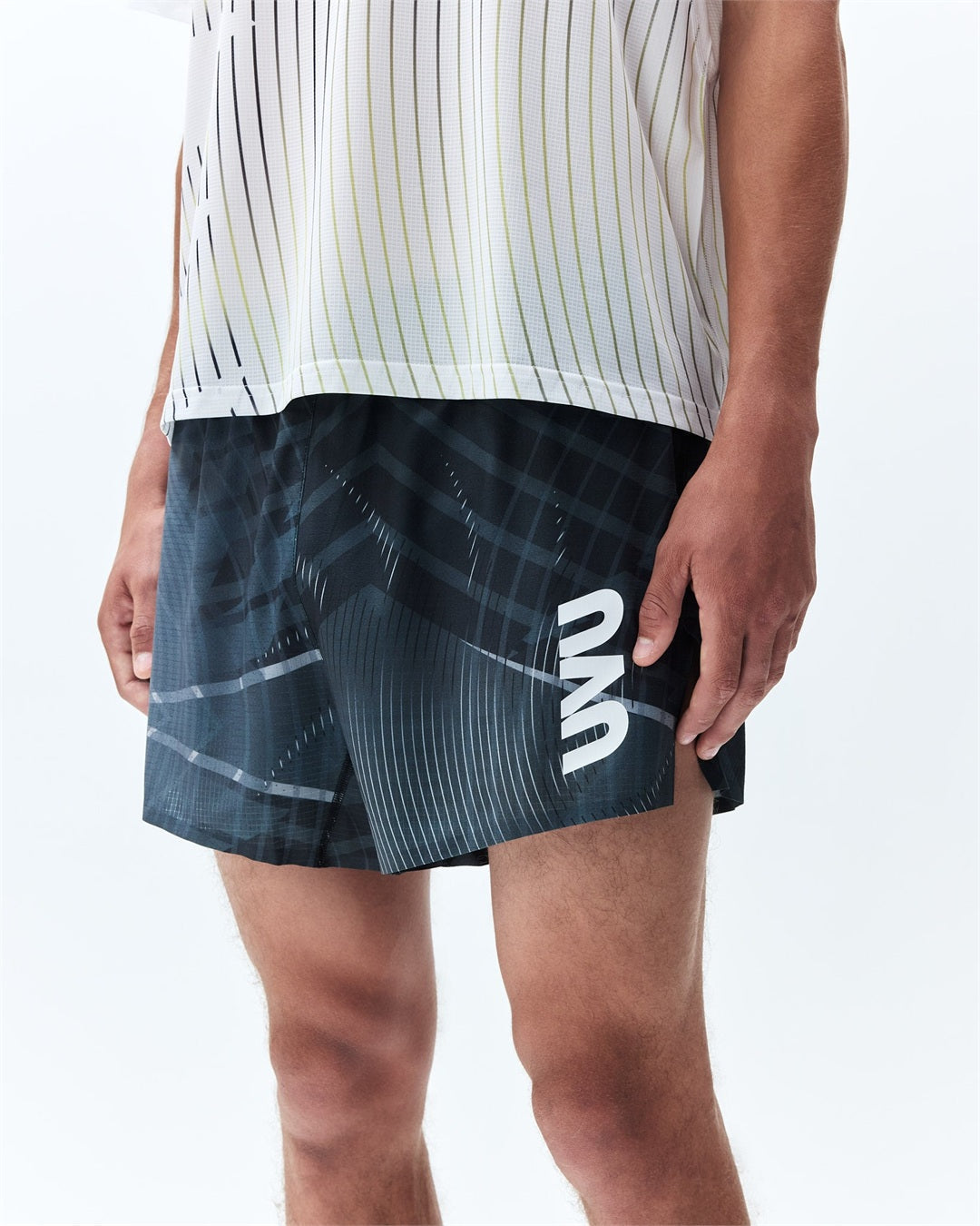 UVU Split Short SS26 Black/Grey — Official gallery 4 — model angle
