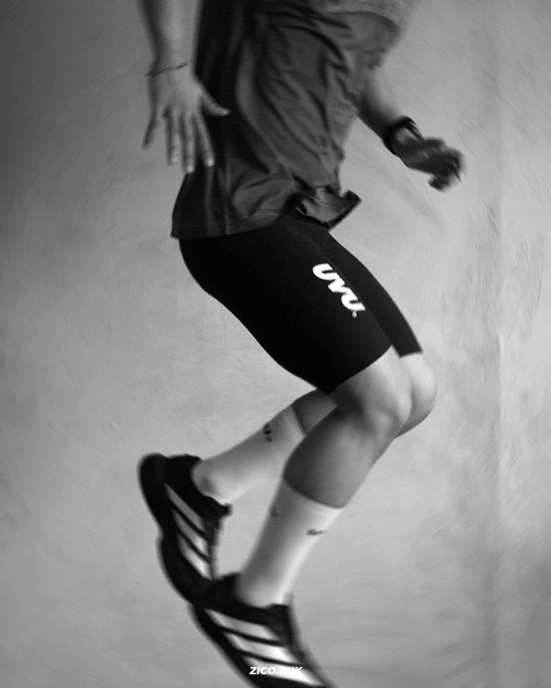 UVU Half Tight 2.0 Black | Running Half Tight | ZICO.BKK – zico.bkk