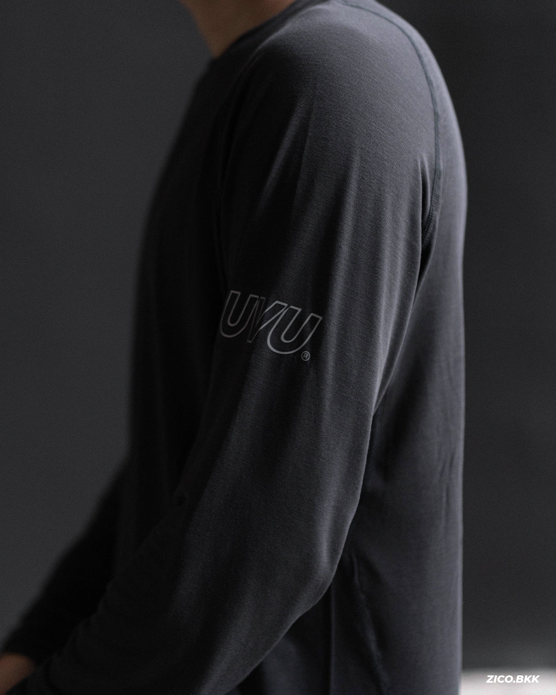 UVU L/S Running Top - Black