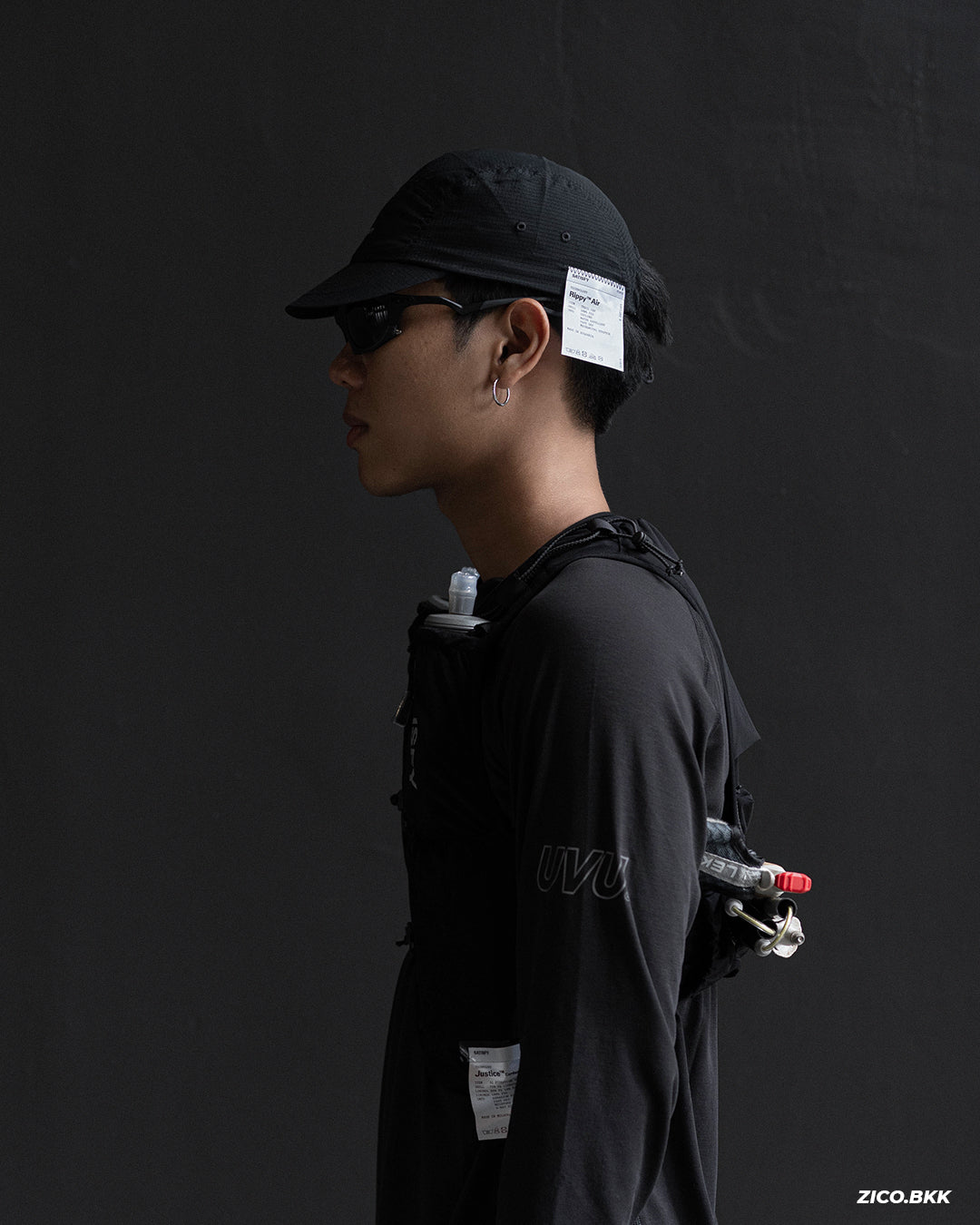 UVU L/S Running Top - Black