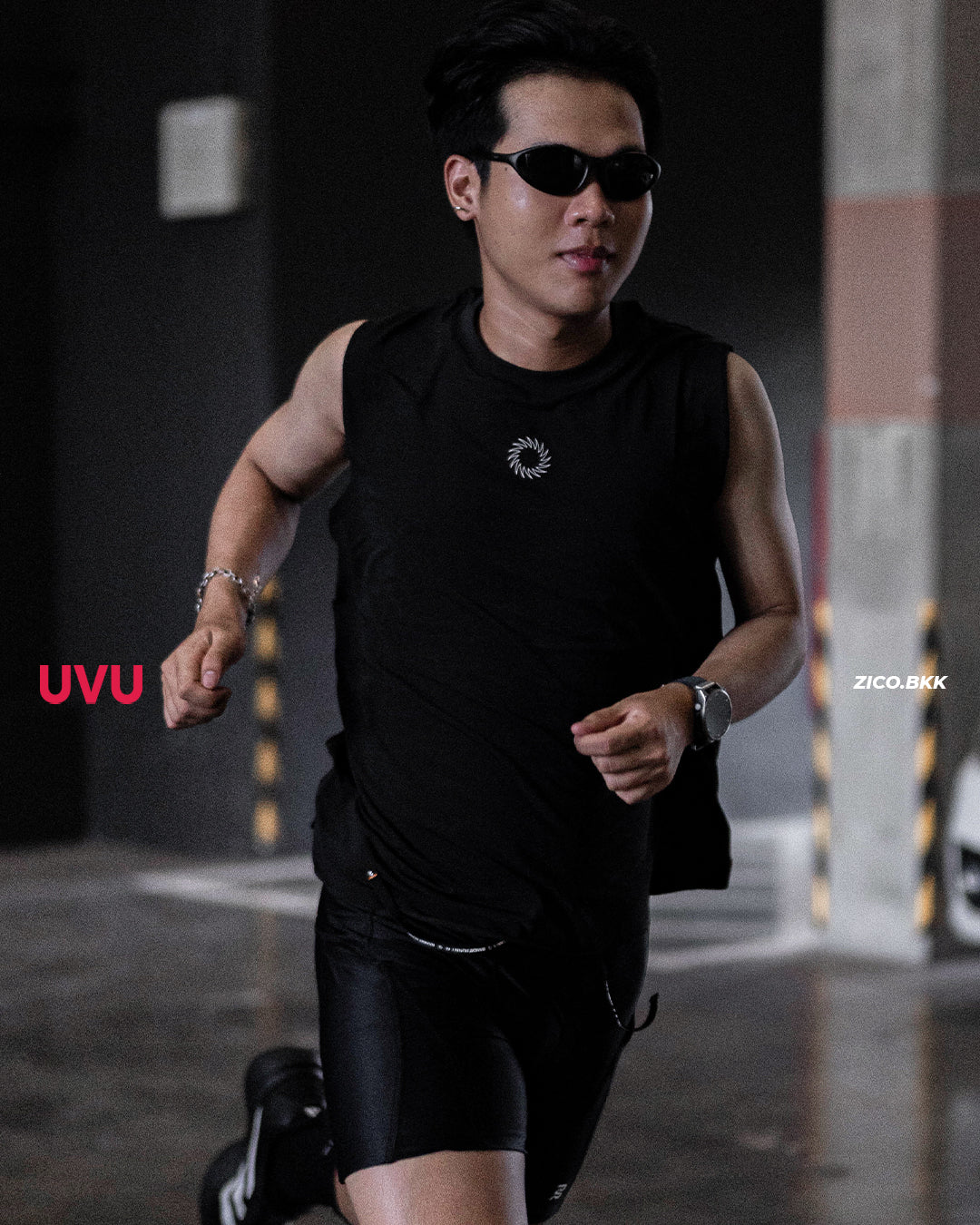 UVU Performance Cut-Off - Black