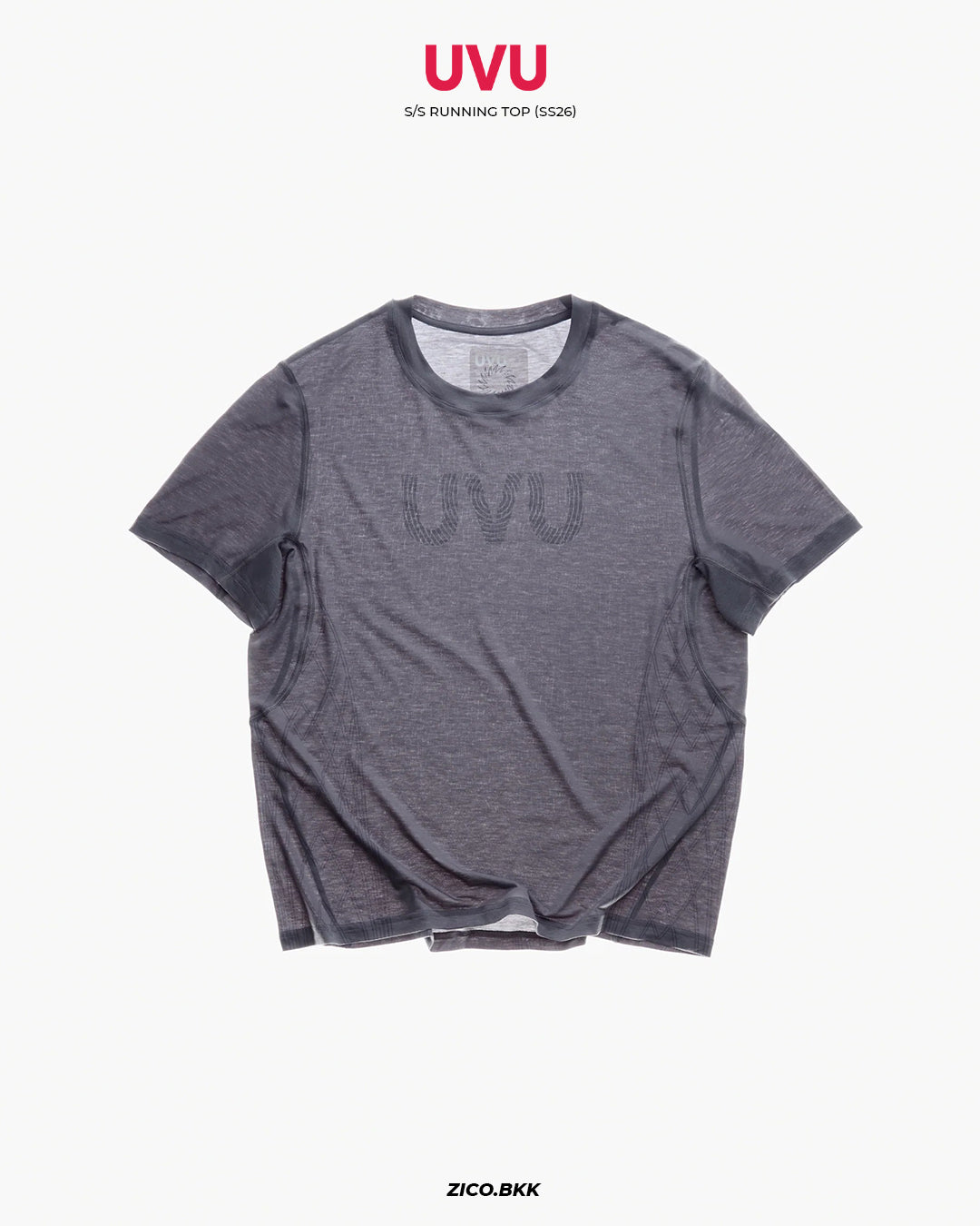 UVU S/S Running Top (SS26) - UVU Running T-Shirt | ZICO.BKK