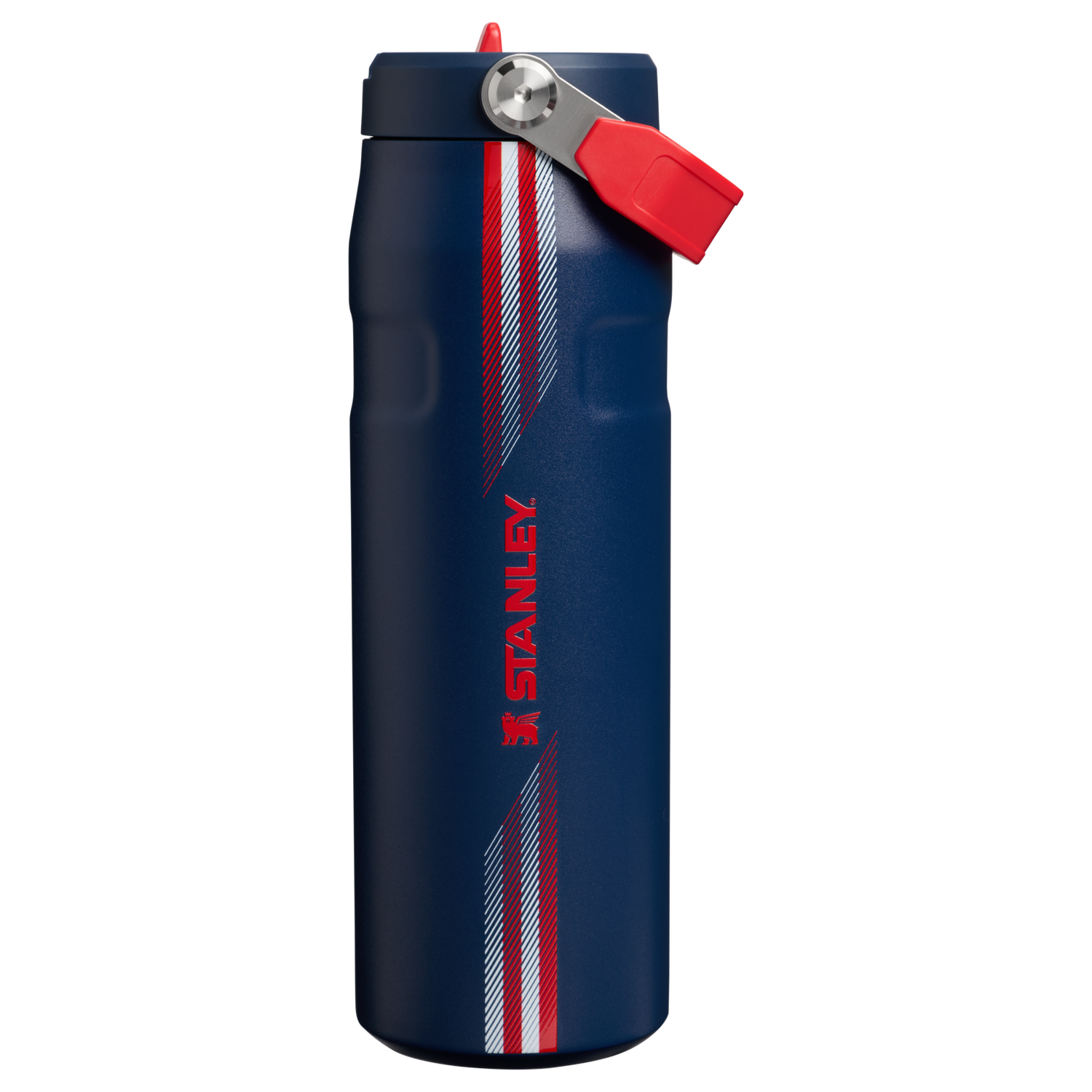 Stanley IceFlow AeroLight Flip Straw Bottle 24oz Team Navy Red