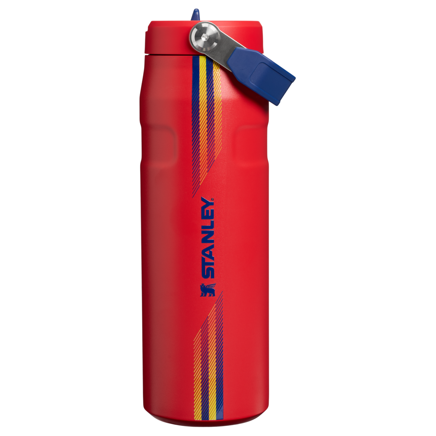 Stanley IceFlow AeroLight Flip Straw Bottle 24oz Team Red Dark Blue
