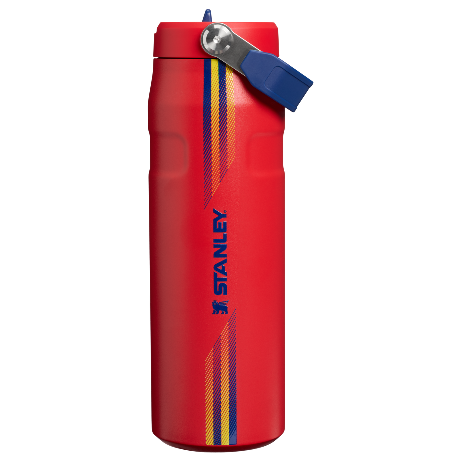 Stanley IceFlow AeroLight Flip Straw Bottle 24oz Team Red Dark Blue