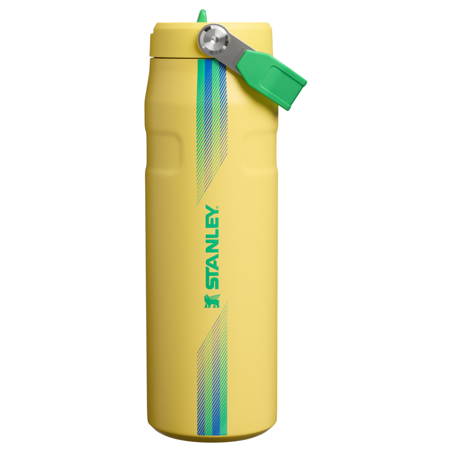Stanley IceFlow AeroLight Flip Straw Bottle 24oz Team Yellow Green