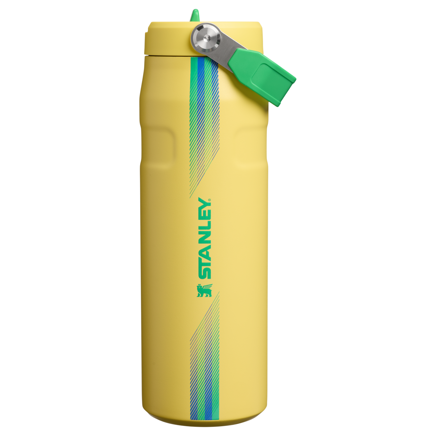 Stanley IceFlow AeroLight Flip Straw Bottle 24oz Team Yellow Green