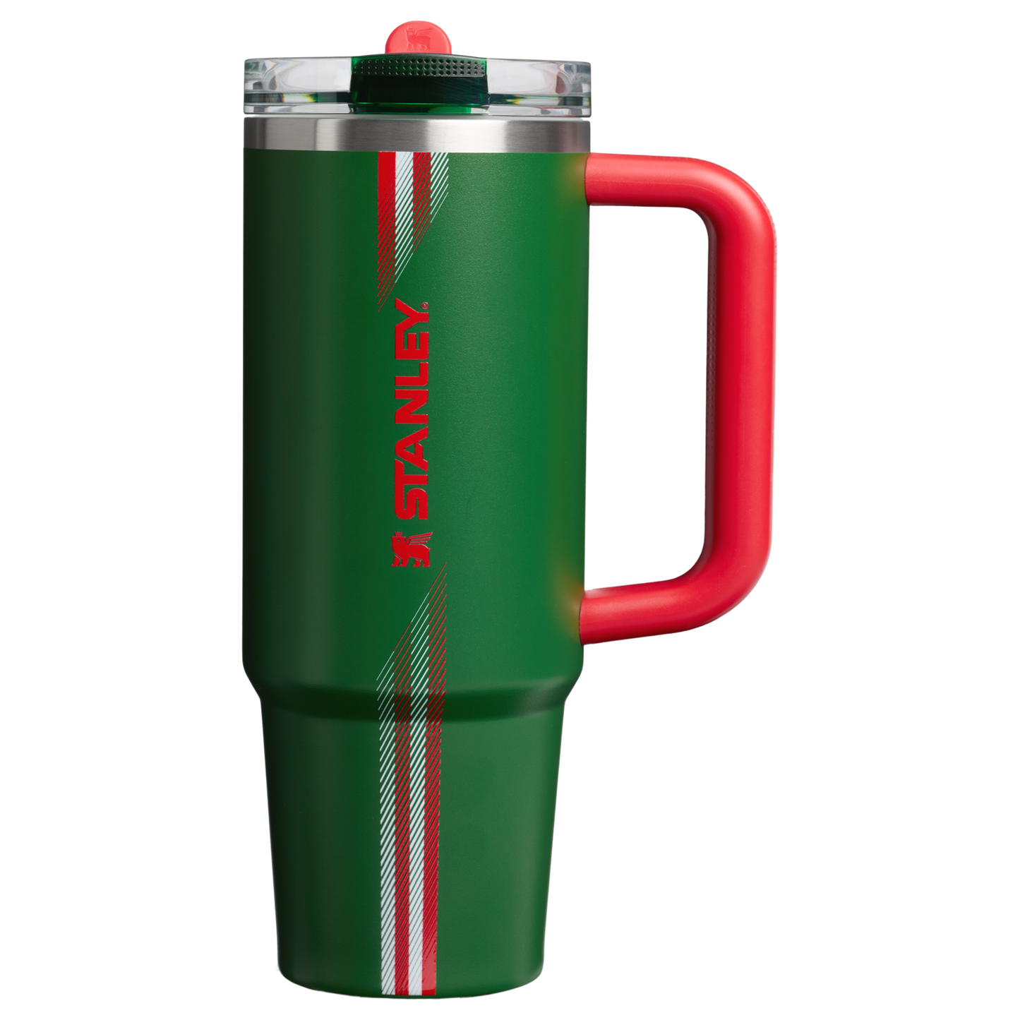 Stanley Quencher ProTour Flip Straw Tumbler 30oz Team Dark Green Red