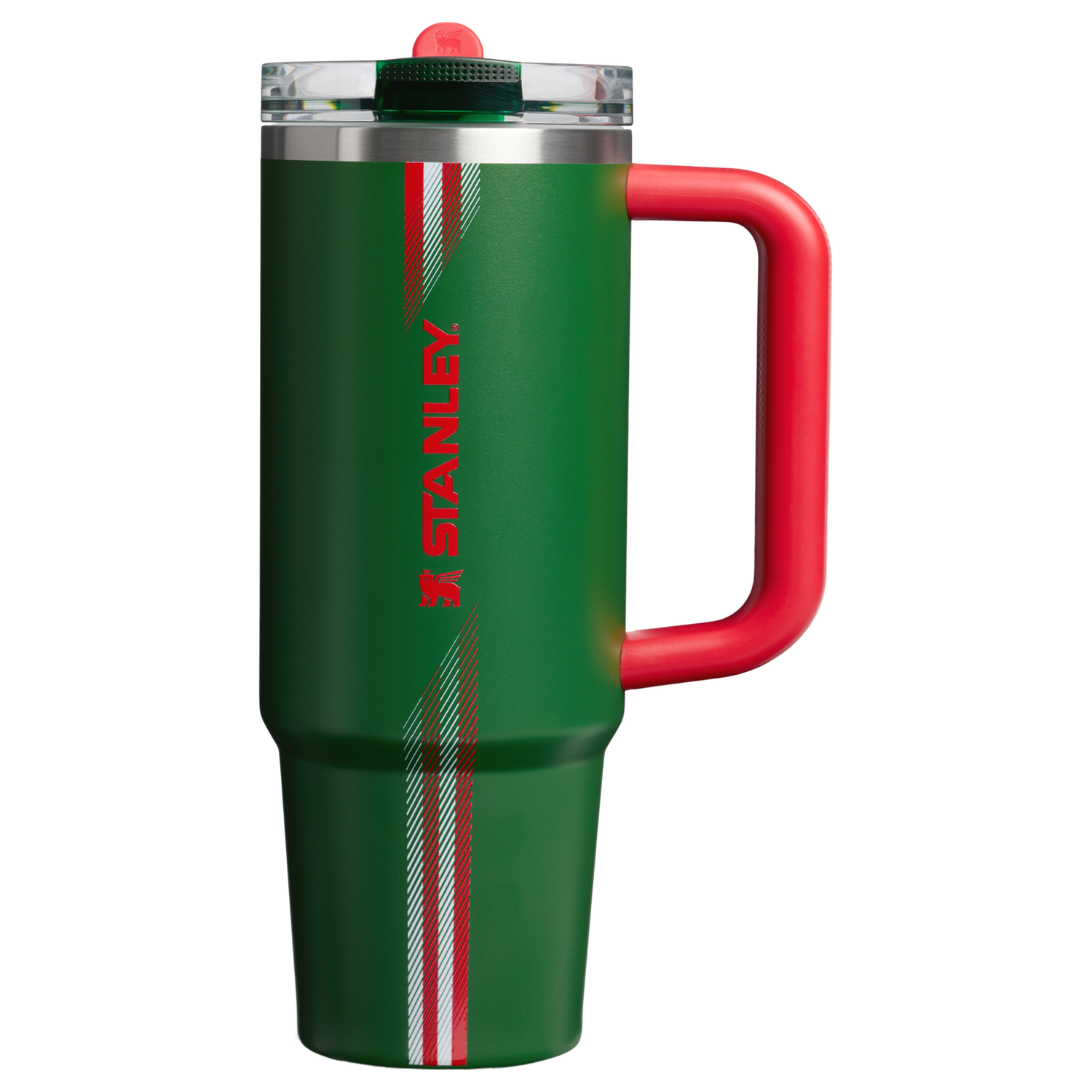 Stanley Quencher ProTour Flip Straw Tumbler 30oz Team Dark Green Red