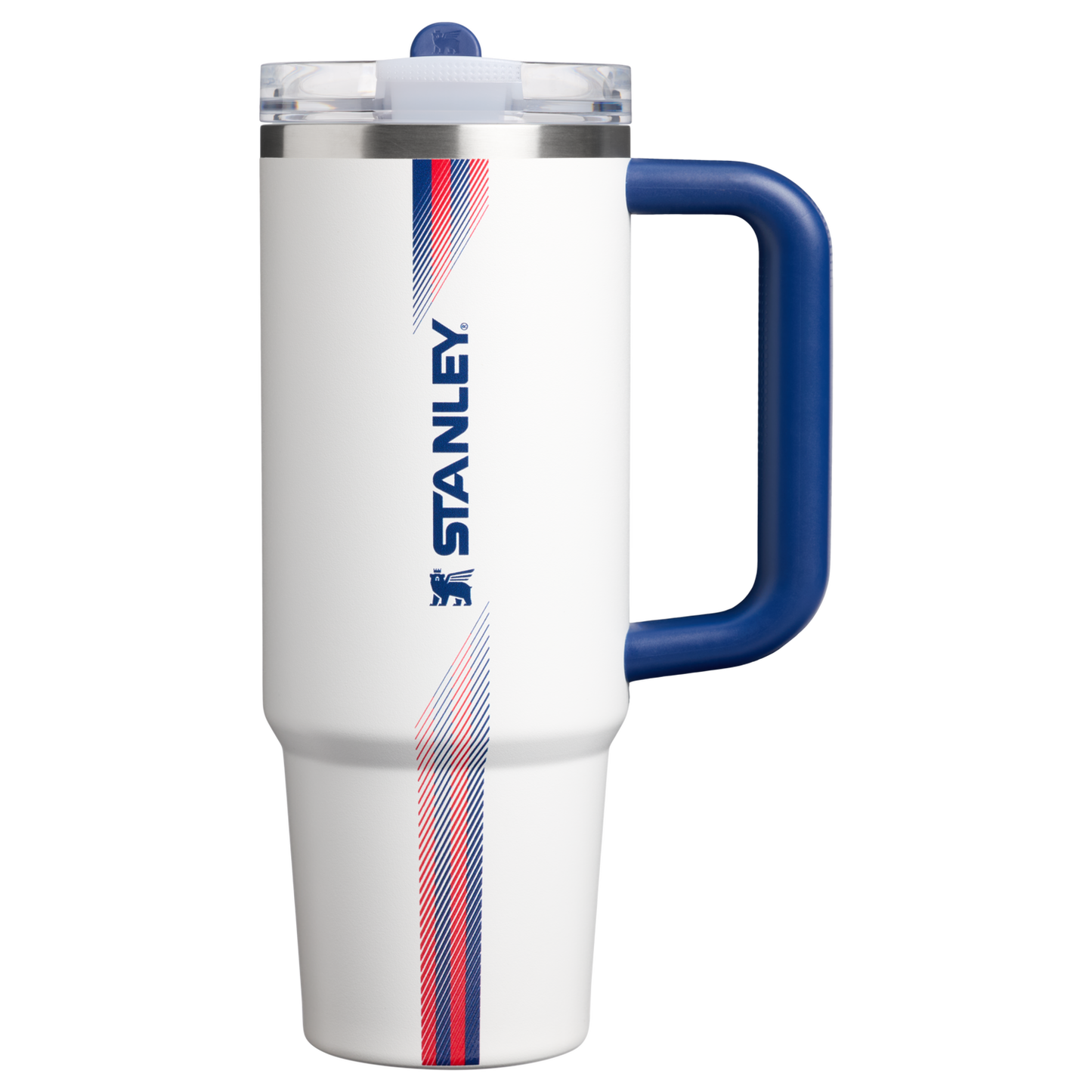 Stanley Quencher ProTour Flip Straw Tumbler 30oz Team White Dark Blue