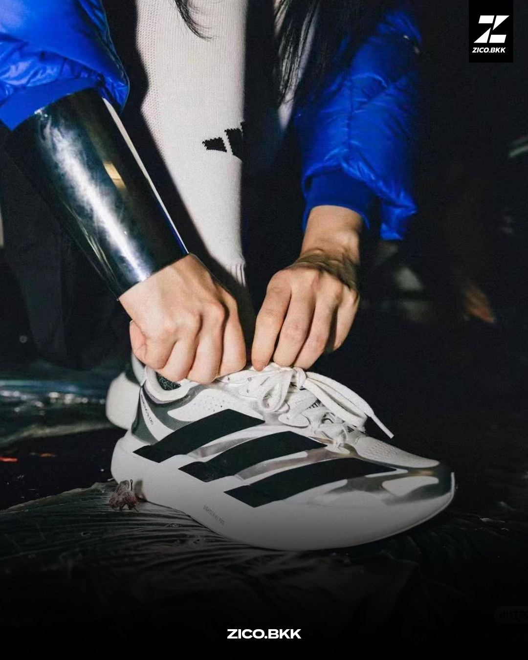 Adidas Adizero Evo SL Exo KI4763 on-foot running view