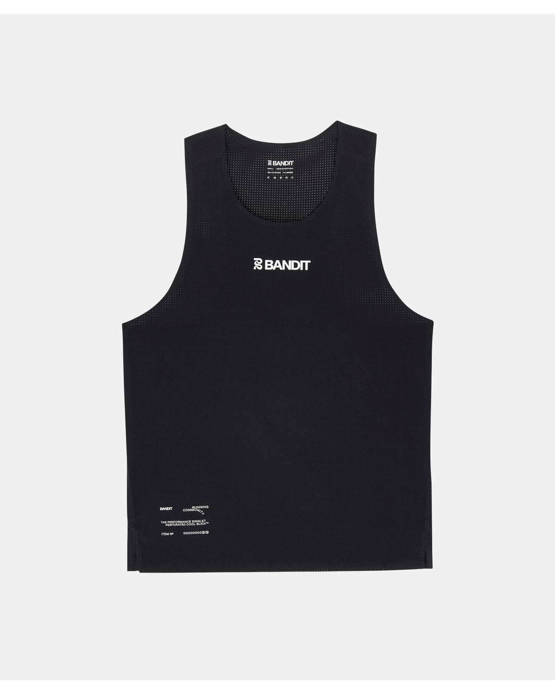 Bandit Vento Performance Singlet Black — image 1